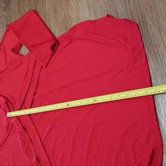 (1X) Rosegal Solid Color Jewel Tone Empire Waist Top Business Casual Office - Picture 5 of 9